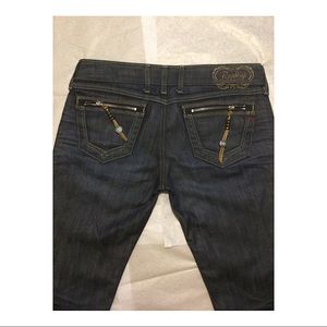 REPLAY Low Rise Dark Wash Jeans